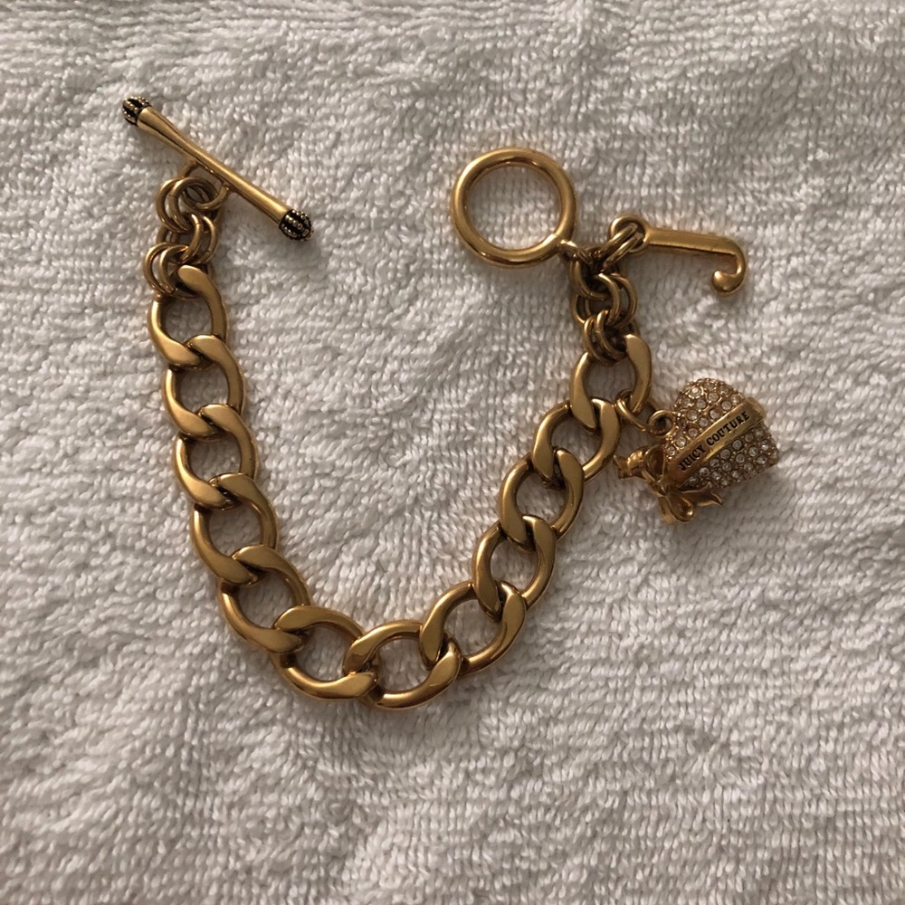 Gold Juicy Couture bracelet
